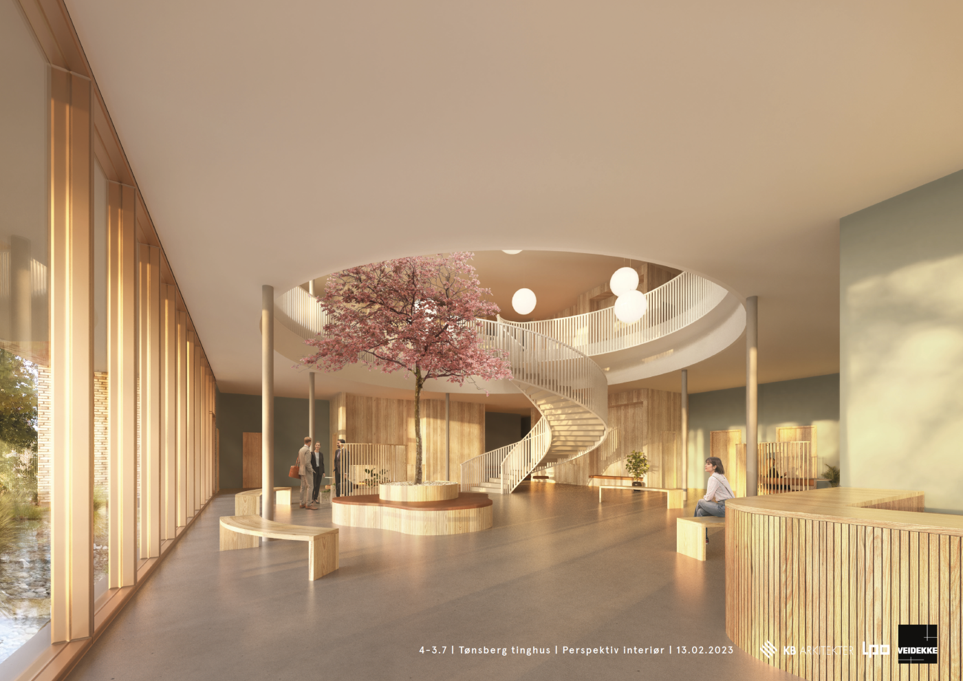 KB ARKITEKTER T NSBERG TINGHUS KONKURRANSE